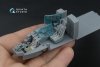 Quinta Studio QD48570 Mi-24A 3D-Printed & coloured Interior on decal paper (Trumpeter) 1/48